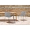 Armen Living Snack Indoor Outdoor Stackable Steel Dining Chair with Gray Rope, PK2 LCSNSIGRY - alternate 8